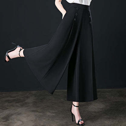 (50 % de rabais) Pantalon plissé à jambe large