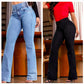 🔥 52% de réduction ! ⏰ Jean Évasé Taille Haute en Stretch – Silhouette Allongée, Confort Extensible & Look Élégant Toute la Journée 👖✨