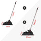 Tête de balai extra large en plastique souple pour usage extérieur