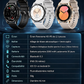 Montre connectée Bluetooth multifonctionnelle pour le suivi de la santé