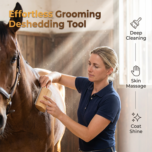 🥳Brosse anti-mue – Pas de tiraillements, pas de douleur. Manche ergonomique en bois. Élimine le sous-poil et les squames. Idéale pour les animaux anxieux ou sensibles. Une séance de toilettage en toute sérénité. 🌿💚