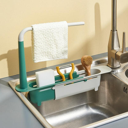 🧻🛒 -50% ! 🍽️Égouttoir Évier Télescopique Portable – Longueur Réglable, Multifonction & Polypropylène