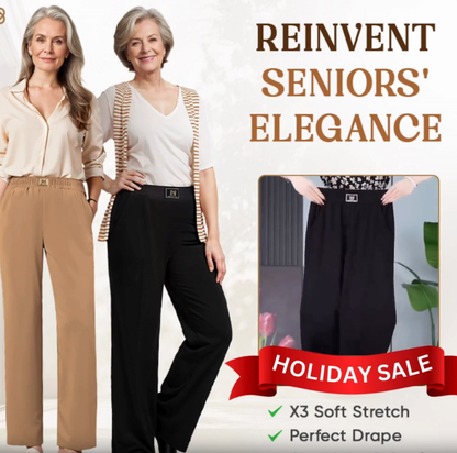 💎 50% DE RÉDUCTION ! 💎 Pantalon Taille Haute en Stretch – Coupe Parfaite, Ceinture Élastique & Douceur Inégalée pour Femme 👖💫