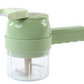 Ensemble Coupe-Légumes Manuel Électrique 4-en-1 – Robot Culinaire Multifonction Sans Fil