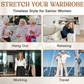 💎 50% DE RÉDUCTION ! 💎 Pantalon Taille Haute en Stretch – Coupe Parfaite, Ceinture Élastique & Douceur Inégalée pour Femme 👖💫