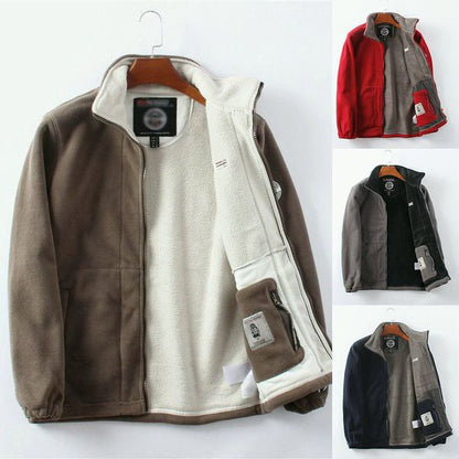 🎄🎅Convient aussi bien aux hommes qu'aux femmes🎁Veste chaude rembourrée double couche unisexe