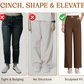 💎 50% DE RÉDUCTION ! 💎 Pantalon Taille Haute en Stretch – Coupe Parfaite, Ceinture Élastique & Douceur Inégalée pour Femme 👖💫