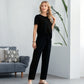 ⏰Soldes limitées 50 % de réduction🌸 Ensemble haut et pantalon décontracté pour femme