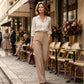 👖✨ Pantalon taille haute à jambes larges, tissu respirant et belle chute, style élégant pour tous les jours