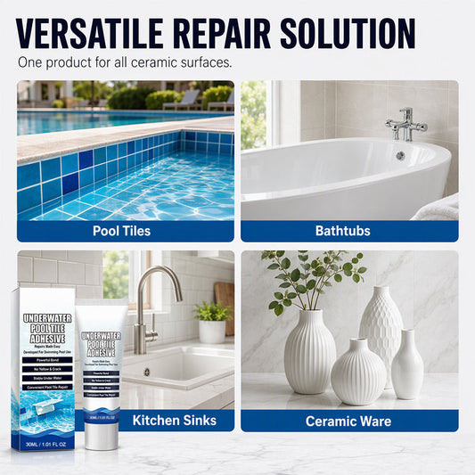 🥳SUPER OFFERTA 2026🥳💞OLTRE 50.000 VENDUTI!💧🔧Adesivo subacqueo ad alta resistenza per piastrelle piscina. Incolla istantaneamente sott’acqua, non devi svuotare la piscina e non serve un tecnico.