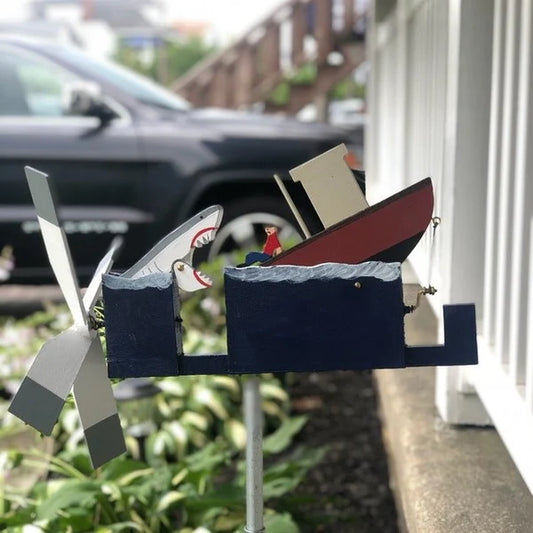 JAWS Disaster Whirligig - Décoration de jardin amusante