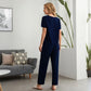 ⏰Soldes limitées 50 % de réduction🌸 Ensemble haut et pantalon décontracté pour femme