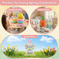 🐰 61% DE RÉDUCTION ! 🎉 Ballons 3D sur Pied pour Pâques – Géants Lapin/Carotte/Poussin/Œuf – Décoration Festive, Gonflage à l'Air & Parfait pour Enfants/Jardin 🌷