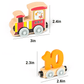 🔥Puzzle magnétique avec chiffres et lettres, voiture en bois