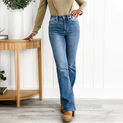 🔥Jean tendance grande taille à haute élasticité pour le contrôle du ventre🎅