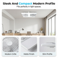 📢📢50 % DE RÉDUCTION !! ⏰Ventilateur de plafond à double tête avec lumière LED – design moderne avec télécommande pour salon et chambre