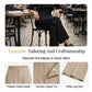 👖✨ Pantalon taille haute à jambes larges, tissu respirant et belle chute, style élégant pour tous les jours