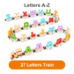 🔥Puzzle magnétique avec chiffres et lettres, voiture en bois