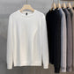 T-shirt basique à col rond en tricot uni pour homme