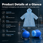 🌧️ Imperméable jetable de poche pour les averses inattendues