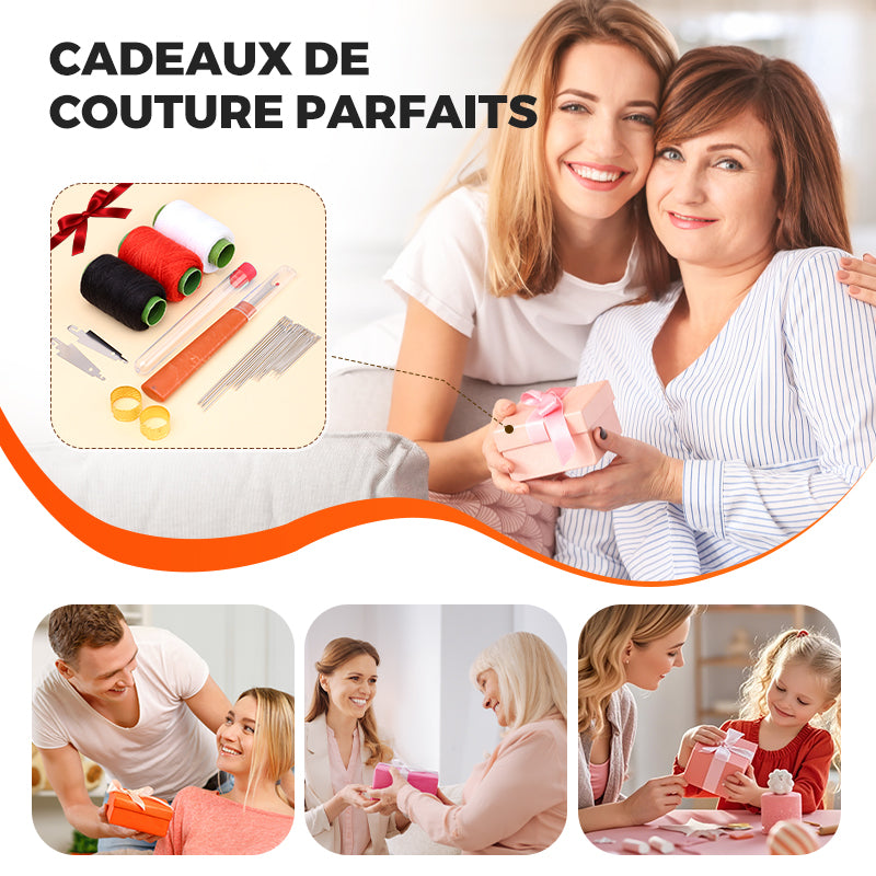 Sing-ensemble d'outils de couture en cuir 24 pièces Kit de couture en Sing-ensemble d'outils de couture en cuir 24 pièces Kit de couture en