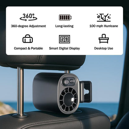 Refroidisseur d'air rechargeable à clipser pour l'extérieur