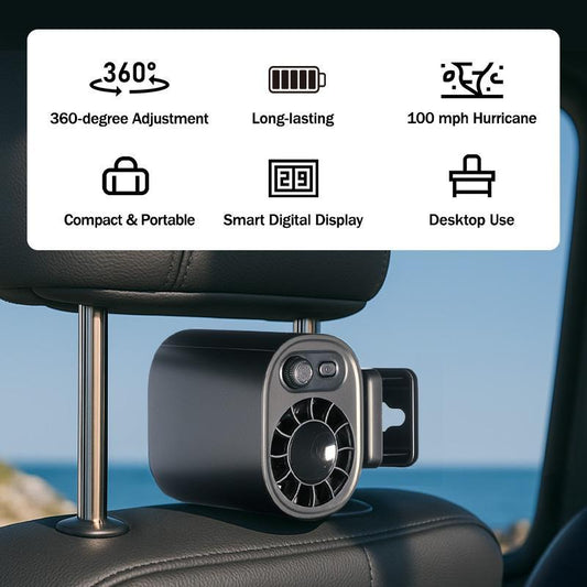 Refroidisseur d'air rechargeable à clipser pour l'extérieur