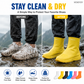 Couvre-chaussures épais, résistant à l'usure et imperméable