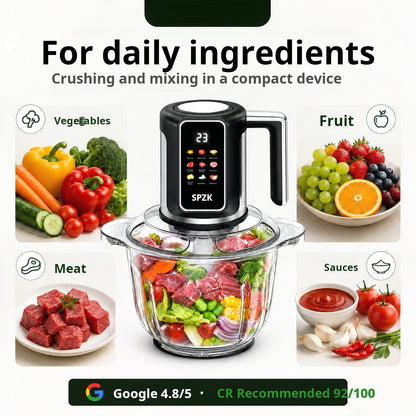 🔪Hachoir de cuisine sans fil alimenté par USB pour la viande, les sauces et plus encore – rapide, hygiénique et facile ! 🍖🥦