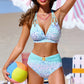 Bikini dos nu imprimé sexy