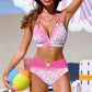 Bikini dos nu imprimé sexy