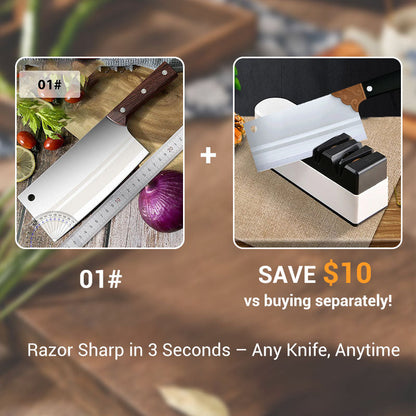 🔪 Couteau de cuisine forgé, tranchant et durable ! ⚔️