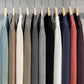 T-shirt basique à col rond en tricot uni pour homme