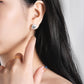 Boucles d'oreilles puces en moissanite