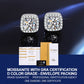 Boucles d'oreilles puces en moissanite