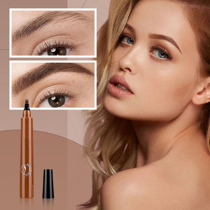 Stylo à sourcils 4 points (ACHETER 1 OBTENIR 1 GRATUIT)