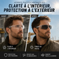 Lunettes de protection élégantes pour la conduite de jour et de nuit
