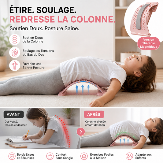 👧👦 Correcteur de posture pour enfants, à utiliser en position allongée