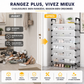 Étagère à Chaussures à Plusieurs Niveaux de Grande Capacité
