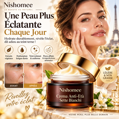 🌿Crème illuminatrice multifonctionnelle aux extraits botaniques💧Hydrate durablement, unifie le teint terne, atténue les pores et les imperfections. Texture légère et respirante, fini éclatant🌟Convient à tous les types de pe