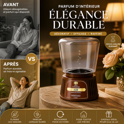 ⏳ Diffuseur de parfum à sablier inversé – Parfum d'ambiance haut de gamme, élimine les odeurs et offre une longue tenue