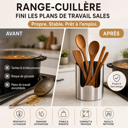 Porte-ustensiles de cuisine multifonctionnel