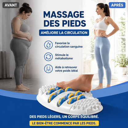 📢📢60 % de réduction !! ⏰Accueil Rouleau de pied Masseur d'acupression