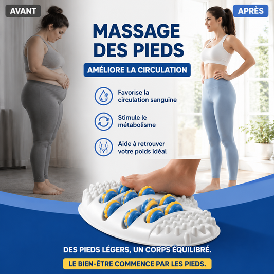 📢📢60 % de réduction !! ⏰Accueil Rouleau de pied Masseur d'acupression