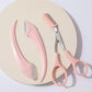 Pousbo® Ciseaux à sourcils avec peigne