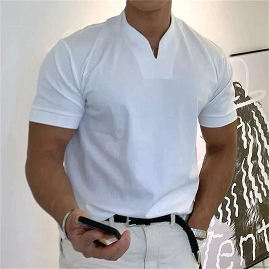 ⏰ Maintenant à seulement 50 % de réduction ! 💎 T-shirt de fitness à manches courtes pour hommes d'affaires