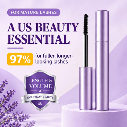 🔥DERNIER JOUR : 1 ACHETÉ, 1 OFFERT🌸 Mascara allongeant et volumateur pour cils matures