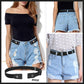 Ceinture élastique invisible sans boucle