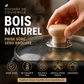 🍲 Bouton de couvercle en bois massif