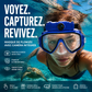 Lunettes de plongée universelles pour appareil photo sous-marin